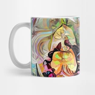 Vivid Iris Flower Mug